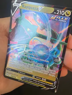 CARTE POKEMON RAYQUAZA V 100/159 FR ULTRA RARE EB ZENITH SUPREME - NM/M - Image 2