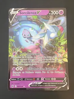 CARTE POKEMON SORCILENCE V 065/159 FR ULTRA RARE EB ZENITH SUPREME - NM+ - Image 1