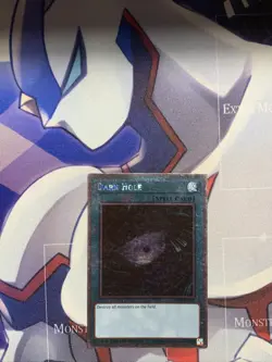 Yugioh: Dark Hole - NKRT-EN024 - Platinum Rare - Limited Edition - NM - Image 1