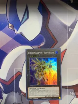 Yugioh! Heroic Champion - Claivesolish - DIFO-EN044 - Super Rare - 1st Edition - Image 1