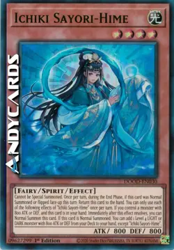 ICHIKI SAYORI-HIME • Super R • DOOD EN030 • 1Ed • Yugioh! • ANDYCARDS - Image 1