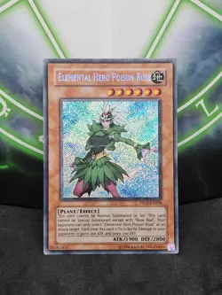 Yugioh Elemental Hero Poison Rose PP02-EN006 Super Rare MP - Image 1