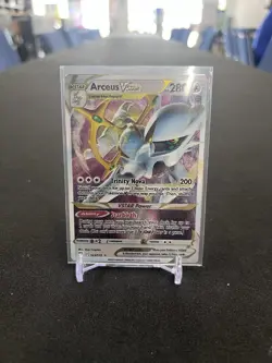 Pokemon TCG: SWSH Brilliant Stars Metal Promo Card - Arceus VSTAR (123/172) - Image 1