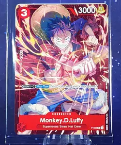 One Piece Kingdoms of Intrigue Promo Card Monkey D Luffy Sealed New English - Image 2