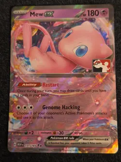 Mew Ex 151/165 Prize Pack Series 6 Pack Fresh NM Stamped English - Image 1
