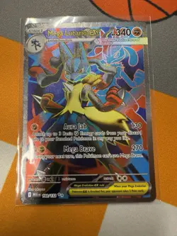Pokemon TCG Mega Lucario EX 160/132 Ultra Rare Holo NM Mega Evolutions Full Art - Image 1