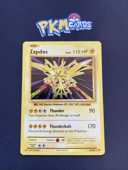 Pokemon TCG Zapdos Evolutions 42/108 Holo Rare LP. - Image 1