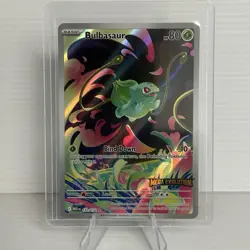 Bulbasaur 133/132 - Mega Evolutions Pokemon Promo stamped TCG - Image 1