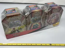 NEW 3 Tins Tapu Koko Ho-Oh & Marshadow GX Mysterious Powers SEALED Pokemon TCG - Image 1