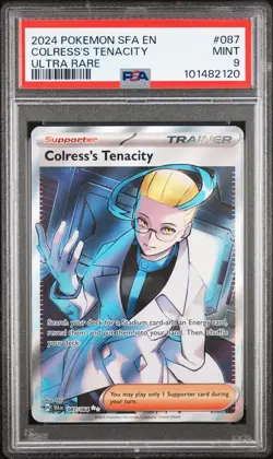 2014 Pokemon Colress's Tenacity 087/064 Sv: Shrouded Fable Holo PSA 9 Mint - Image 1