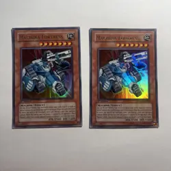 2x Yugioh! Machina Fortress SDMM-EN001 - 1st Edition LP - Image 1