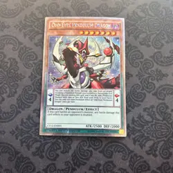 Yugioh! Odd-Eyes Pendulum Dragon - CT12-EN001 - Platinum Secret Rare - Image 1