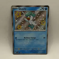 Quaxly SVP 082 Black Star Promo Scarlet And Violet Pokemon Card NM Tcg - Image 1