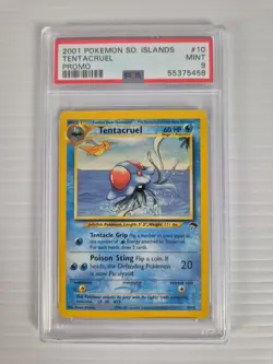 PSA 9 2001 Southern Island Promo Tentacruel 10/18 Non-HOLO Pokemon Card - Image 1