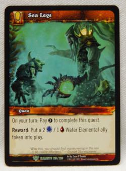 World Of Warcraft Card Sea Legs Elements 215/220 - Image 1