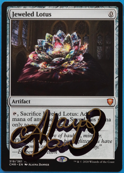 Jeweled Lotus Commander Legends NM Mythic Rare SIGNED CARD (504677) ABUGames - Image 1