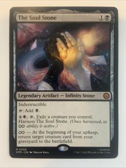 The Soul Stone MINT 0066 Marvel's Spider-Man SPM MTG Mythic Unplayed Infinity - Image 1