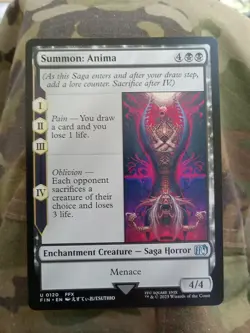 MTG Magic the Gathering Summon: Anima (120/764) Final Fantasy MINT PACK FRESH - Image 1