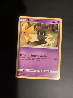 Pokemon TCG Marshadow 103/236 Sun and Moon: Cosmic Eclipse Non Holo Rare NM B - Image 1
