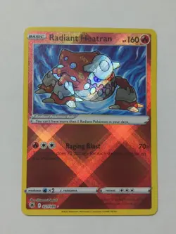 Pokemon TCG Radiant Heatran 027/189 Astral Radiance SWSH Holo Rare 2022 NM - Image 1
