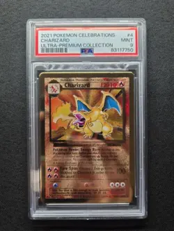 Charizard 4/102 (Gold Metal) - PSA 9 - Celebrations Ultra Premium - Pokemon TCG - Image 1
