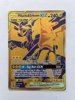 Pokemon TCG Pikachu & Zekrom GX Sun & Moon Sm248 Holo Promo - Image 1