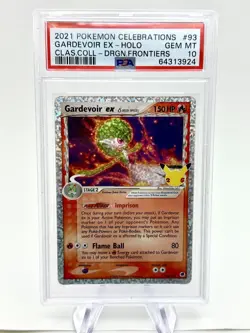2021 Pokemon Celebrations Gardevoir ex - Holo#93 Dragon Frontiers PSA 10 - Image 1