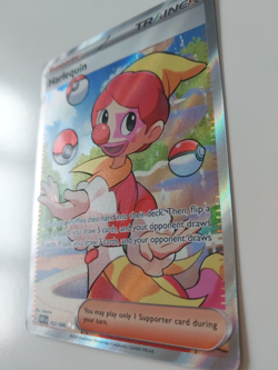 POKEMON - HARLEQUIN - 163/086 - FULL ART ULTRA RARE - S&V WHITE FLARE - NEW - Image 2