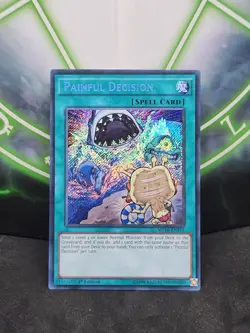Yugioh Painful Decision MP16-EN151 Secret Rare 1st Edition NM - Image 1