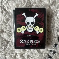 BANDAI ONE PIECE CARD GAME - Card Sleeve Protector Premium Gol D. Roger 70 pcs - Image 1