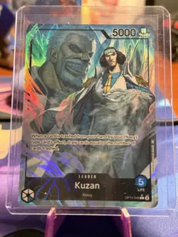 Kuzan Leader OP12-040 [PAR] Parallel Legacy of the Master One Piece Card Game NM - Image 1