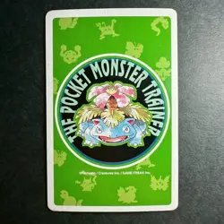 S2682 Mr.Mime 7 of Clubs Green Venusaur Deck Playing Poker Card Pokemon - Image 2