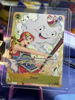 Zeus (Alt Art) OP11-106 R A Fist of Divine Speed - ONE PIECE Card Game English - Image 1