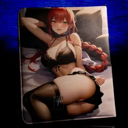 Makima Card Binder Premium Padded 3x3 Sleeves Waifu Redemption Chainsaw Man - Image 2