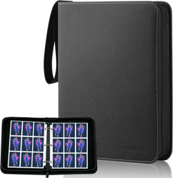 9 Pockets Trading Card Album Folder, 900 Pocket Baseball Card Binder for Yugioh, - Image 1