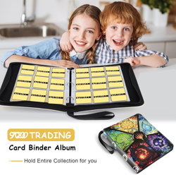 Card Binder for MTG/TCG,9 Pocket Trading Card Binder for Ygo/Ptcg,Holds 720 Card - Image 5
