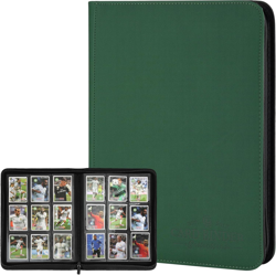 9 Pockets Card Binder,Premium Zip Trading Card Binder,540 Double Sided Pocket PU - Image 1
