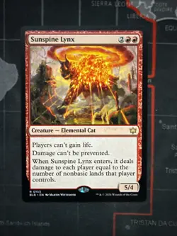 Sunspine Lynx - Regular - Bloomburrow (BLB) NM Magic: The Gathering MTG - Image 1