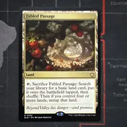 Fabled Passage NM - 0252 - Bloomburrow - MTG - Regular Rare Magic the Gathering - Image 1