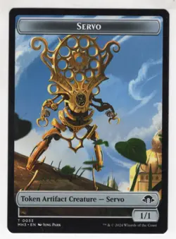 MTG Modern Horizons 3 Token Card #33 Servo (Discover Back) - Image 1