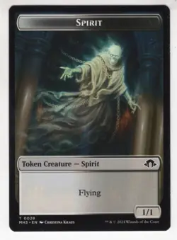 MTG Modern Horizons 3 Token Card #28 Spirit (Energy Back) - Image 1