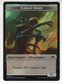 MTG Modern Horizons 3 Token Card #2 Eldrazi (Green Back) - Image 1