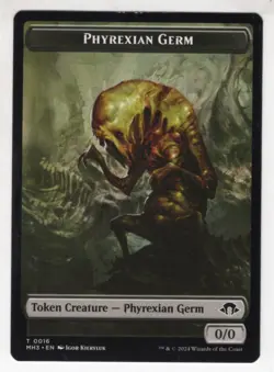 MTG Modern Horizons 3 Token Card #16 Phyrexian Germ (Energy Back) - Image 1