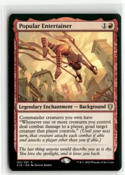 Popular Entertainer - Baldur's Gate MTG NM - Image 1