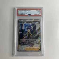 Cynthia's Ambition GG60 Full Art PSA 9 Mint Pokemon TCG Crown Zenith - Image 1