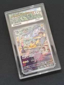 Pikachu 173/165 SV2a 151 Art Rare Japanese Pokemon ACE Gem Mint 10 - Image 1