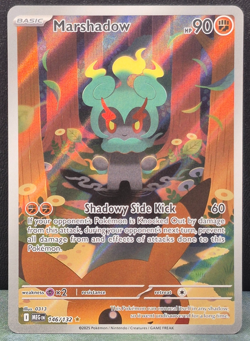 Marshadow Illustration Rare 146/132 Mega Evolution Pokemon TCG Near Mint Card NM - Image 1