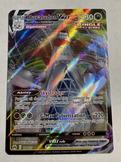 Pokemon Duraludon VMAX Crown Zenith Strike Single Card, Near Mint Condition - Image 1