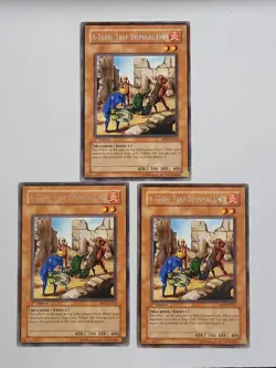 3 x YuGiOh TCG 1st Edition A-Team : Trap Disposal Unit Rare RDS-EN033 LP - Image 1