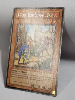3 x YuGiOh TCG 1st Edition A-Team : Trap Disposal Unit Rare RDS-EN033 LP - Image 4